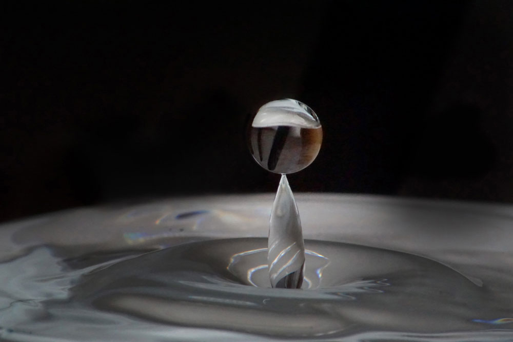 water drop art